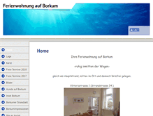 Tablet Screenshot of may-borkum.de
